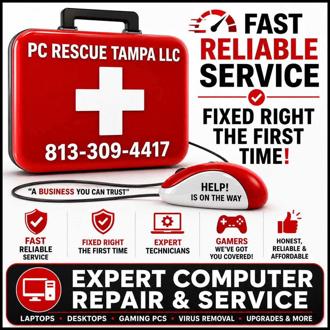 PC Rescue Tampa LLC — Fast, Reliable Computer Repair Service